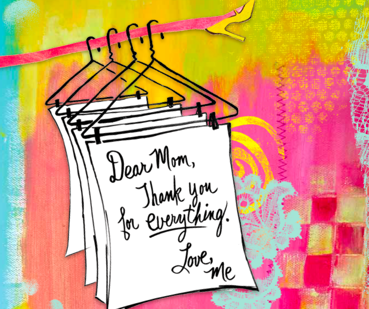 dear mom than you for everything illustration